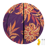 Tangerine Floral Bohemian Pattern Print Basketball