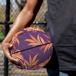 Tangerine Floral Bohemian Pattern Print Basketball