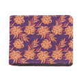 Tangerine Floral Bohemian Pattern Print Bifold Wallet