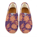 Tangerine Floral Bohemian Pattern Print Casual Shoes