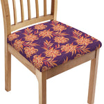 Tangerine Floral Bohemian Pattern Print Chair Cushion Cover