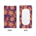 Tangerine Floral Bohemian Pattern Print Changing Pad Cover