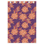 Tangerine Floral Bohemian Pattern Print Curtain