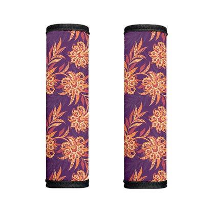 Tangerine Floral Bohemian Pattern Print Handle Covers