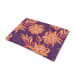 Tangerine Floral Bohemian Pattern Print Pet Cooling Mat Cover