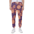 Tangerine Floral Bohemian Pattern Print Joggers