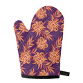 Tangerine Floral Bohemian Pattern Print Single Oven Mitt