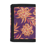 Tangerine Floral Bohemian Pattern Print Trifold Wallet