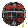 Tartan Knitted Pattern Print Basketball