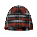 Tartan Knitted Pattern Print Beanie