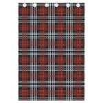 Tartan Knitted Pattern Print Curtain