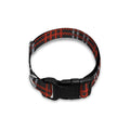 Tartan Knitted Pattern Print Dog Collar