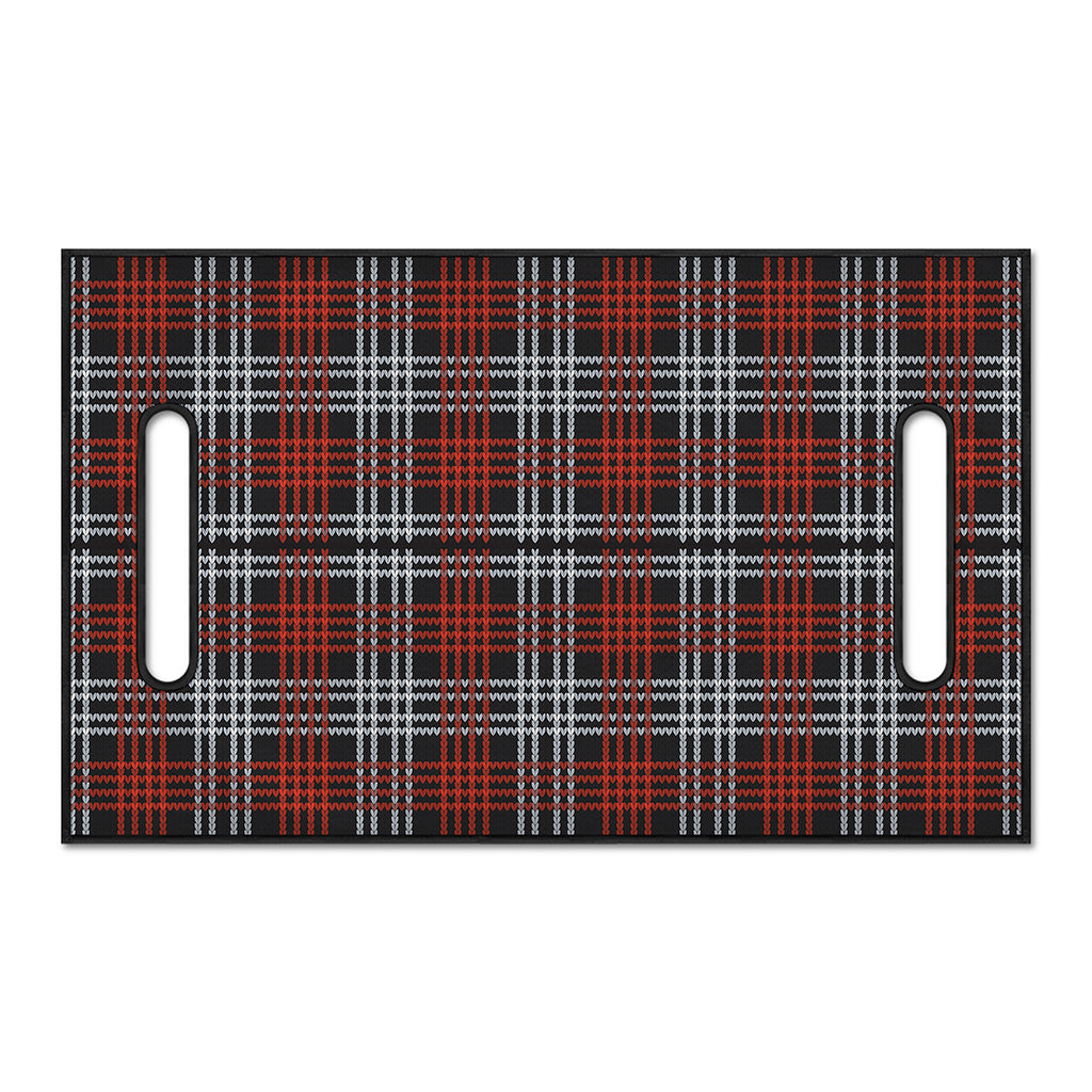 Tartan Knitted Pattern Print Golf Cart Seat Cover