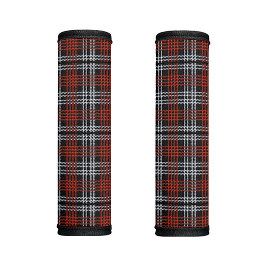 Tartan Knitted Pattern Print Handle Covers