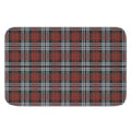 Tartan Knitted Pattern Print Indoor Door Mat