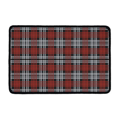 Tartan Knitted Pattern Print Kitchen Mat