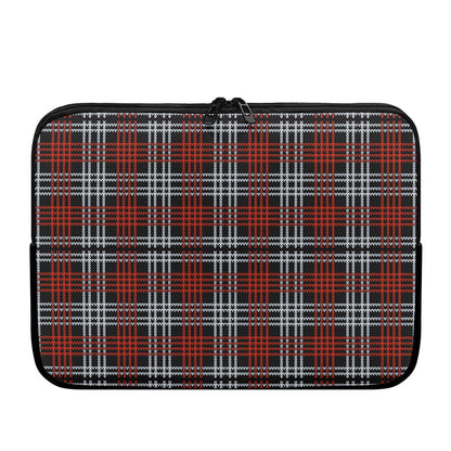 Tartan Knitted Pattern Print Laptop Sleeve