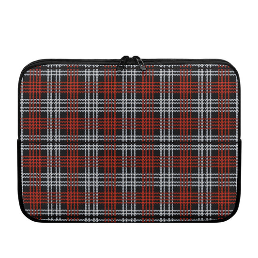 Tartan Knitted Pattern Print Laptop Sleeve