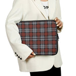 Tartan Knitted Pattern Print Laptop Sleeve