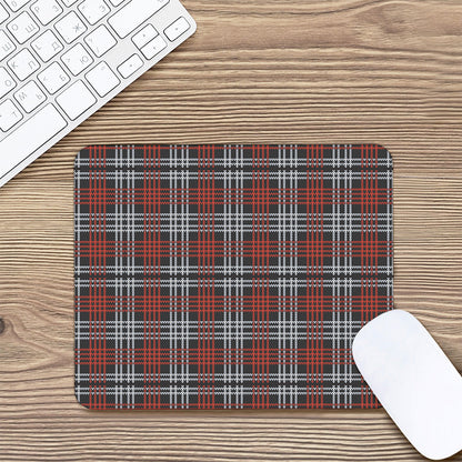 Tartan Knitted Pattern Print Mouse Pad