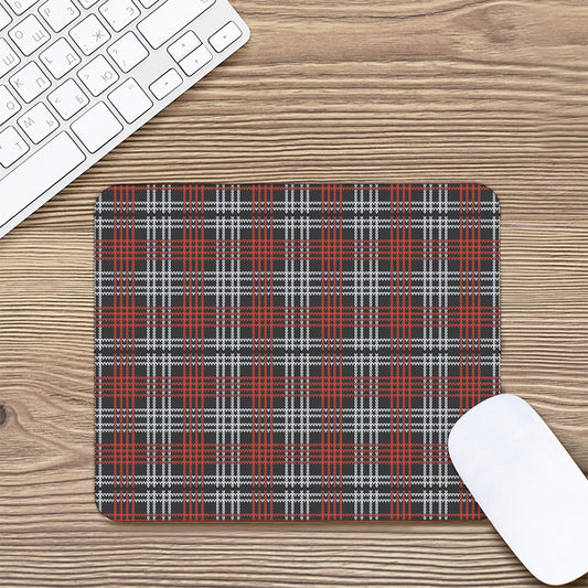 Tartan Knitted Pattern Print Mouse Pad