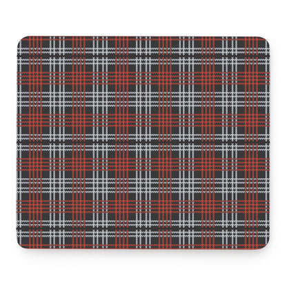 Tartan Knitted Pattern Print Mouse Pad
