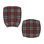 Tartan Knitted Pattern Print Office Chair Cover