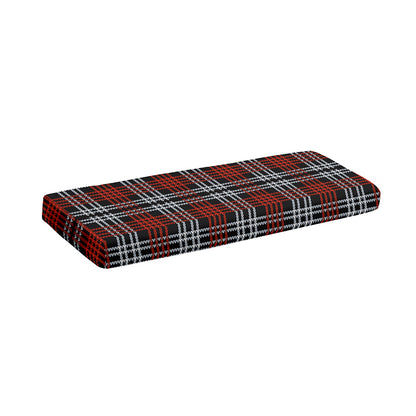 Tartan Knitted Pattern Print Piano Keyboard Cover