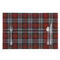Tartan Knitted Pattern Print Placemat