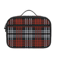 Tartan Knitted Pattern Print Portable Lunch Bag