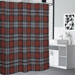 Tartan Knitted Pattern Print Premium Shower Curtain