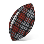 Tartan Knitted Pattern Print Rugby Ball