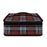 Tartan Knitted Pattern Print Small Lunch Bag