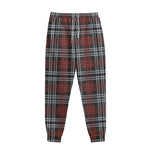 Tartan Knitted Pattern Print Sweatpants