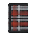 Tartan Knitted Pattern Print Trifold Wallet
