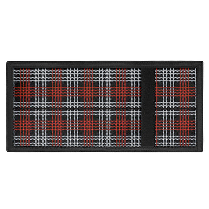 Tartan Knitted Pattern Print Trifold Wallet