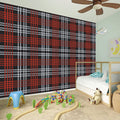 Tartan Knitted Pattern Print Wall Sticker