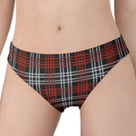 Tartan Knitted Pattern Print Women's Panties