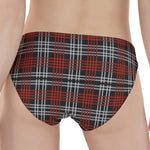 Tartan Knitted Pattern Print Women's Panties