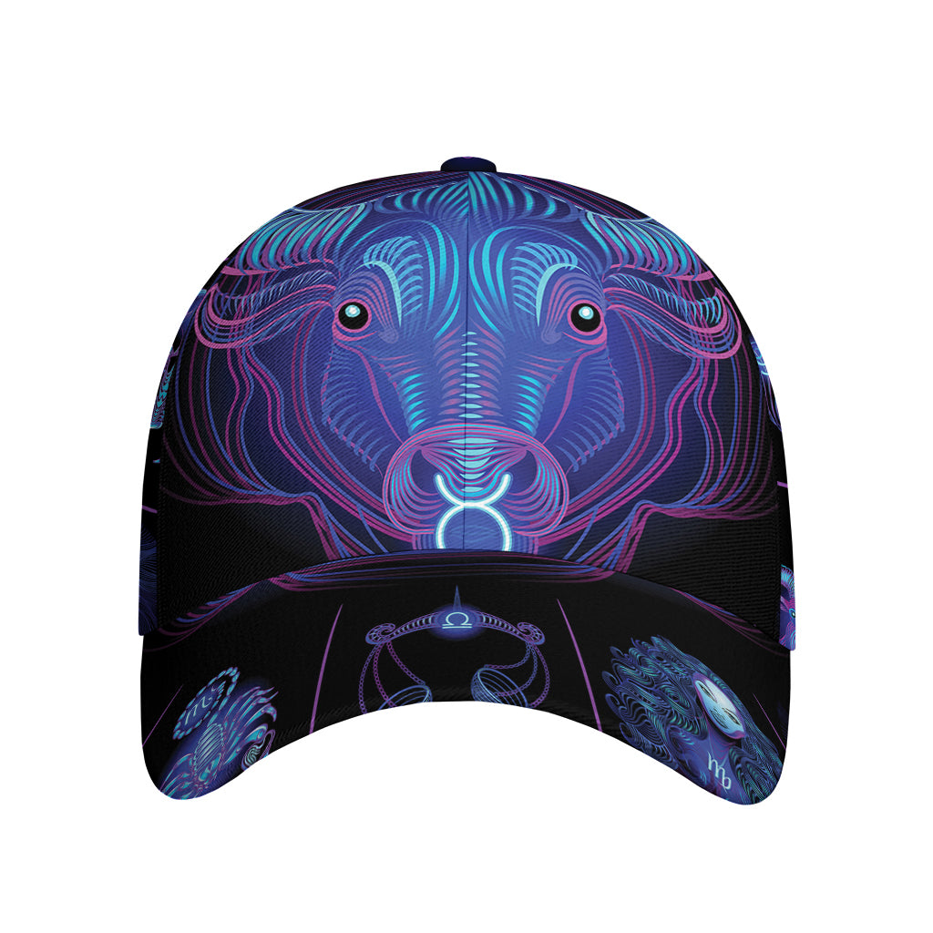 Taurus And Astrological Signs Print Baseball Cap