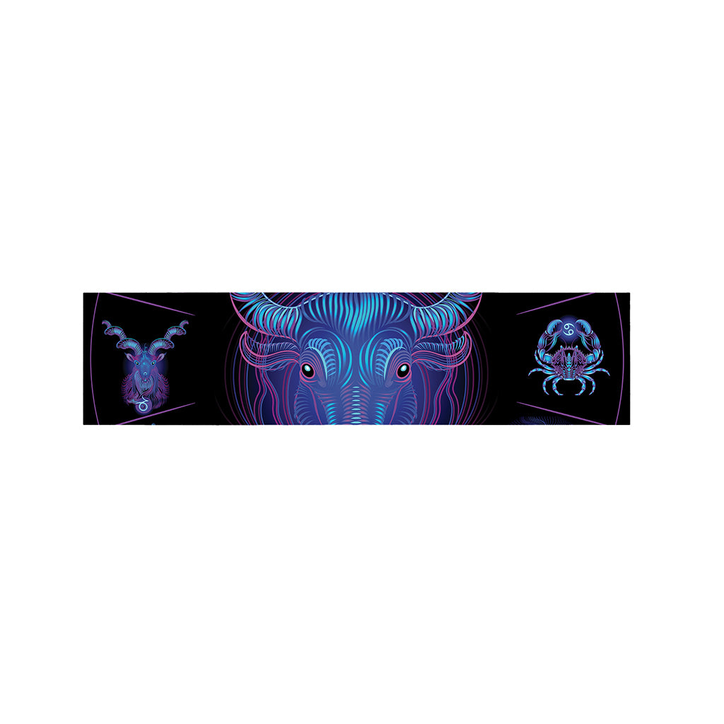 Taurus And Astrological Signs Print Bed Runner