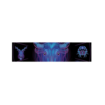 Taurus And Astrological Signs Print Bed Runner