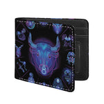 Taurus And Astrological Signs Print Bifold Wallet