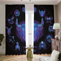 Taurus And Astrological Signs Print Dimout Pencil Pleat Curtains