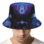 Taurus And Astrological Signs Print Bucket Hat