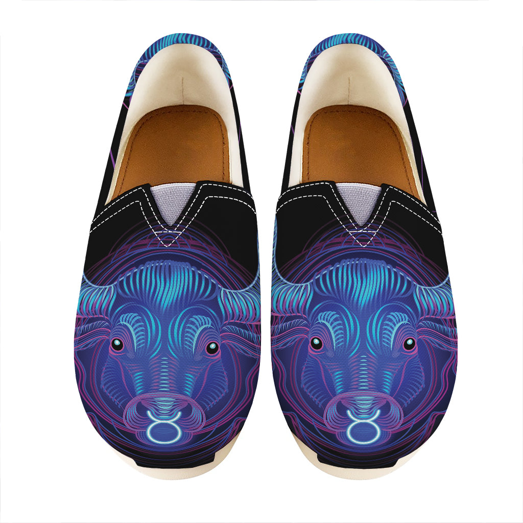 Taurus And Astrological Signs Print Casual Shoes