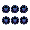 Taurus And Astrological Signs Print Coaster Set