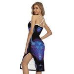 Taurus And Astrological Signs Print Cross Back Cami Dress