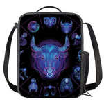 Taurus And Astrological Signs Print Crossbody Lunch Bag
