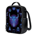 Taurus And Astrological Signs Print Crossbody Lunch Bag